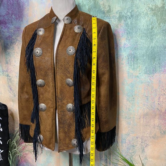 NWT📌CR RanchWear Show Stopper Faux Leather Jacket - Picture 8 of 16